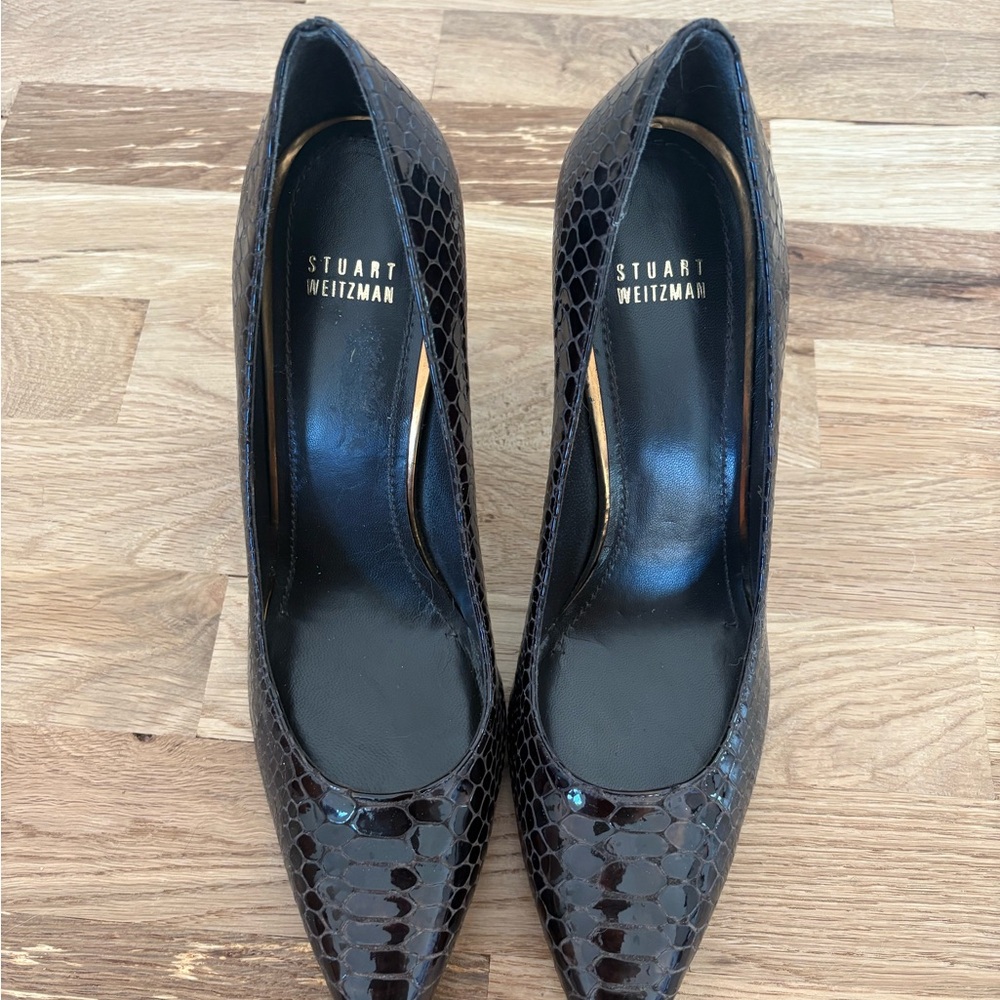 Stuart Weitzman Dark Brown Heels